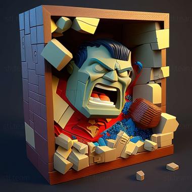 3D model LEGO Marvel Super Heroes Universe in Peril game (STL)